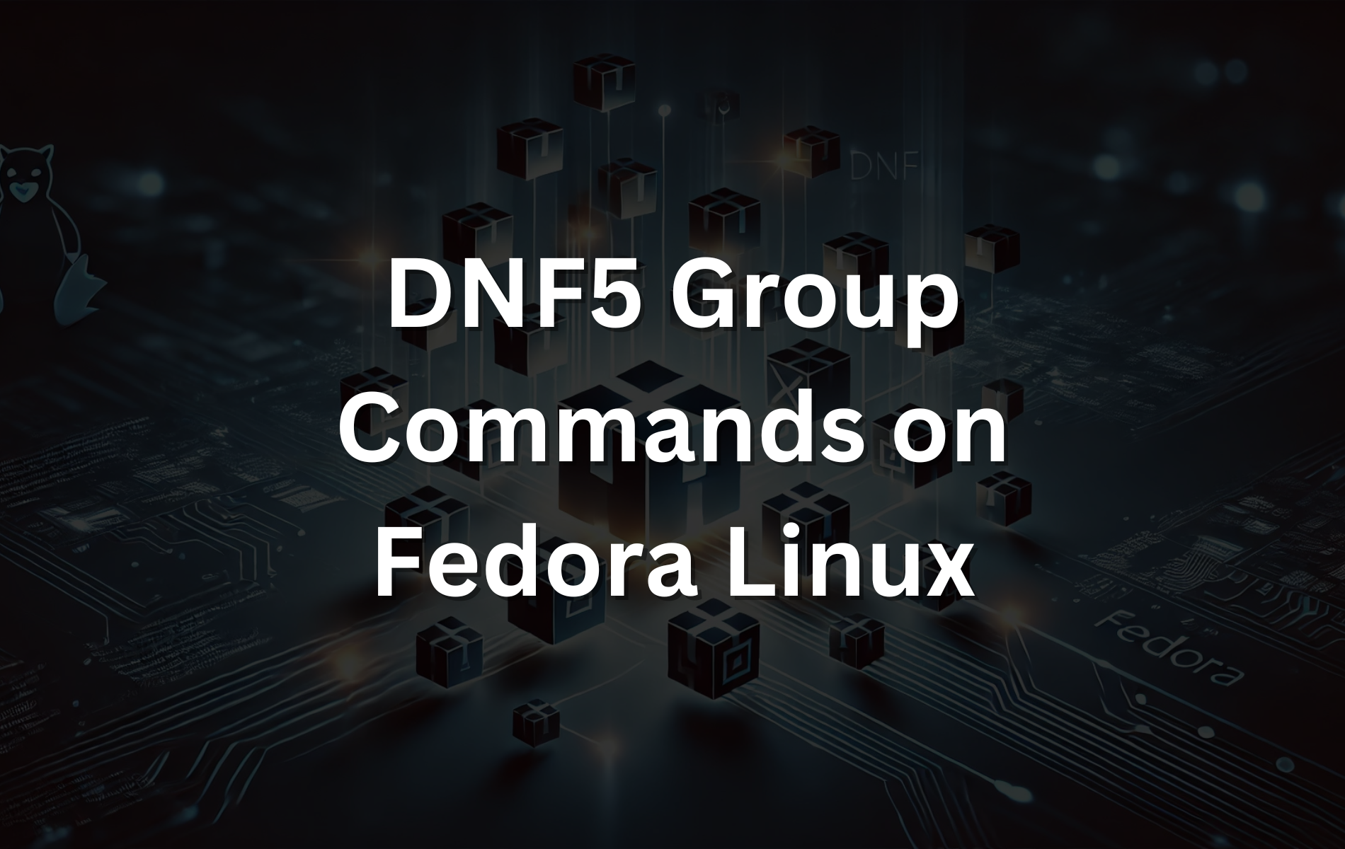 如何在 Fedora Linux 上使用 DNF5 组命令