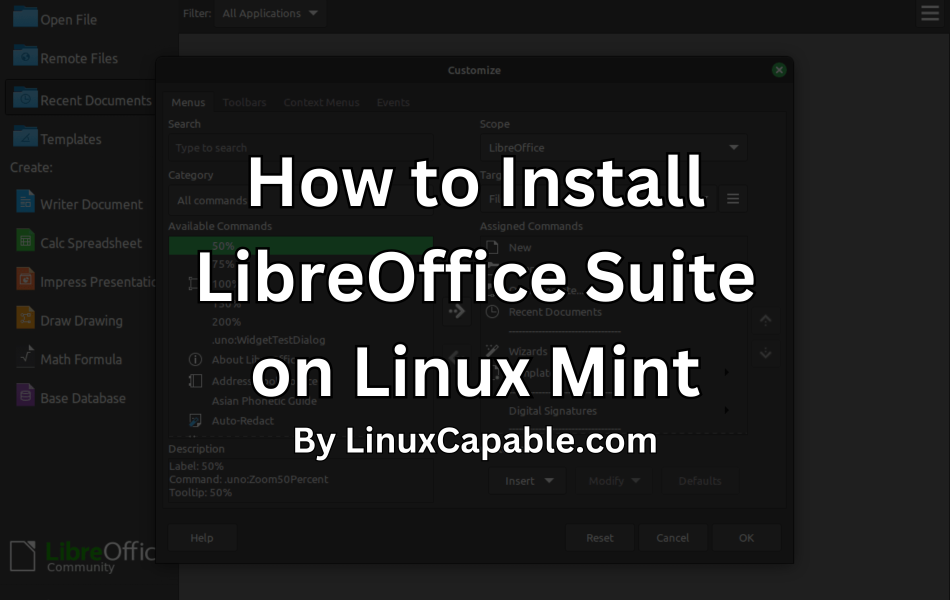 如何在 Linux Mint 22、21 或 20 上安装 LibreOffice